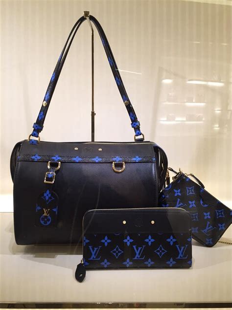 blue lv big bag|blue louis vuitton bag.